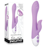 Evolved PLEASING PETAL Lilac 19.7 cm USB Rabbit Vibrator Purple VIBRATORS-RABBIT